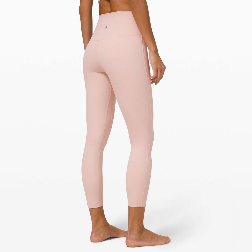 Lululemon Align Pant II 25" Feather Pink Double Lined